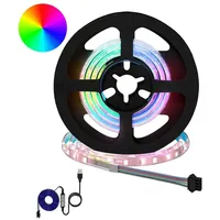 VidaXL LED Streifen 2 pcs 550 mm Schwarz/Transparent