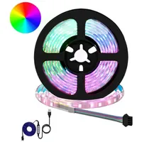 VidaXL LED Streifen 2 pcs 1700 mm Schwarz/Transparent
