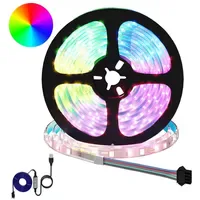 VidaXL LED Streifen 2 pcs 5100 mm Schwarz/Transparent