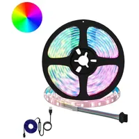 VidaXL LED Streifen 2 pcs 2300 mm Schwarz/Transparent