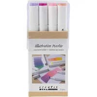 Creativ Company Zeichenmarker 12 St. Pastellfarben