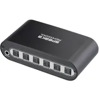 SpeaKa Professional SP-SW-200 Toslink-Switch mit Aluminiumgehäuse
