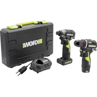 Worx Akku-Schlagschrauber inkl. 2 x 2,0 Ah + Aufbewahrungsbox