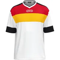 Jako Club 92 Trikot 2023 weiß/gelb/rot/schwarz Unisex Gr. XXL
