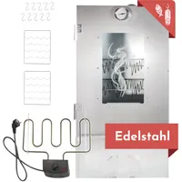 Lemodo Räucherofen Edelstahl 80 cm inkl. Heizspirale + Zubehör