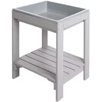 Roba Kindertisch Tiny onesize Massivholz grau lasiert