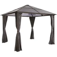 Konifera Pavillonseitenteil KONIFERA, grau, Polyester, Pavillonseitenteile, für »Porto«, 2