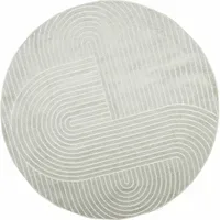 VidaXL Teppich PALMERAS Ø 120 cm Grün