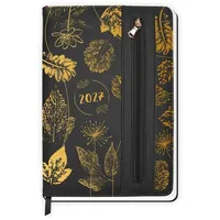 Trötsch Verlag Wochenplaner A5 Flowers black 2027