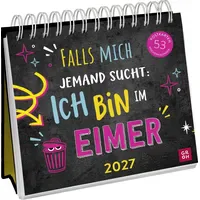 Groh Postkartenkalender 2027 Weiß