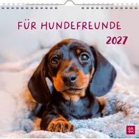 Groh Wandkalender 2027: Für Hundefreunde