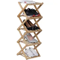Relaxdays Schuhregal 28 x 84 x 28 cm faltbar