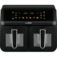 LUND Heißluftfritteuse 2 x 4 L 2200 W bunt