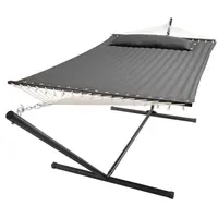 Juskys Hängematte Cata 360 x 140 cm Anthrazit