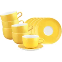 SELTMANN WEIDEN Milchkaffeetasse 0,38 l Yellow Glow 6 St.