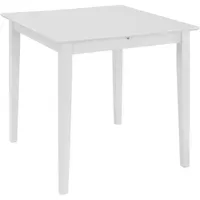 VidaXL Ausziehtisch (80-120)x80x74 cm weiß