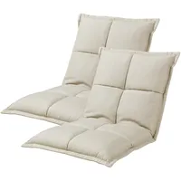[en.casa] Relaxsessel Deinze gepolstert 2er-Set 0 x 0 x