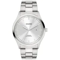 S.Oliver Modern & Zeitlos Quarz Edelstahl 43 mm SO-4433-MQ
