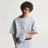 Adidas SOFT Lux T-Shirt - halo silver S