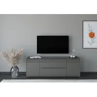 Set One by Musterring TV-Lowboard Reno Glas Grau Anthrazit