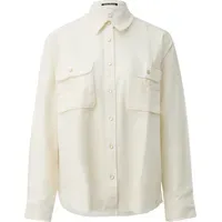 QS Langarmbluse beige 34