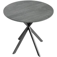 Homcom Küchentisch Ø 80 cm grau