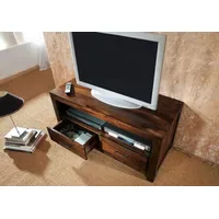 MASSIVMOEBEL24.DE Metro Life TV-Board 110x50x55 cm Braun Massivholz