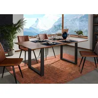 Massivmoebel24 Esstisch 200 x 76 x 100 cm Akazie