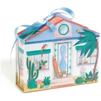 Djeco Mi House Miniaturhaus Bastelset mit Möbeln Figur &