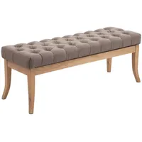 CLP Sitzbank Ramses Stoff antik-hell taupe/120 cm,