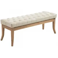 CLP Sitzbank Ramses Kunstleder antik-hell creme/120 cm