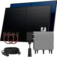 Sunniva Balkonkraftwerk Full Black Bifazial 800 W inkl. 2