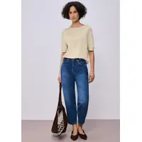 STREET ONE Rundhalspullover beige 40