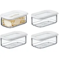 Mepal Modula Küchendose weiß 4 x 0,425 l