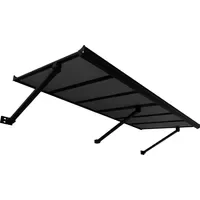 CANOPIA Vordach Augustine 222 x 50 cm schwarz