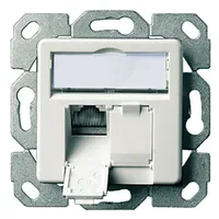 Telegärtner UP Dose Cat.5e/Cl.E 2xRJ45
