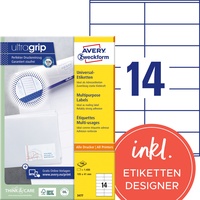 Avery Zweckform 3477 1400 Stück