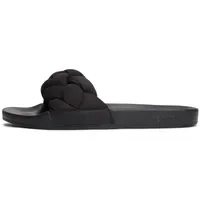 Tommy Hilfiger Tjw Braided Slides Schwarz 38