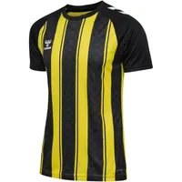 Hummel hmlMATCH Striped Fußballtrikot 5800 - blazing yellow/black XXL