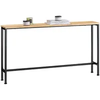 SoBuy FSB19 Konsolentisch 120x65x20 Natur/Schwarz
