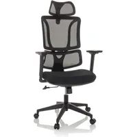 MyBuero ERGOMY Stoff/Netzstoff Schwarz