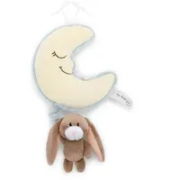 NICI 62986 - Spieluhr Mond mit Hase Lopino (Melodie: