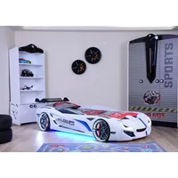 JVmoebel Kinderbett Luxuriöses 90 x 200 cm Kunststoff weiß