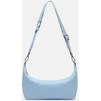 Liebeskind Berlin Hobo Schultertasche Baumwolle/Leder Blue Denim