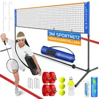 Kesser KESSER® Badmintonnetz, Tennisnetz 300cm 400cm 500 cm Federballnetz