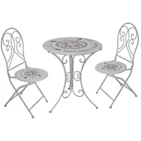 Deluke Balkonmöbel-Set 3-tlg. Bronze