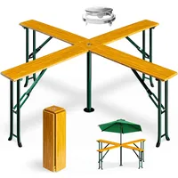 CASARIA Stehtisch Quattro XXL 80 x 110 cm Braun
