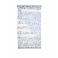 GARESA Doppelrollo Swing 60 x 150 cm grau/weiß