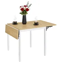 Relaxdays Klapptisch 120 x 76 x 78 cm weiß