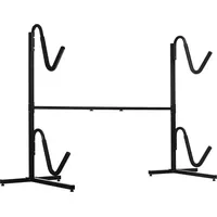 Sportnow Kajak Gestell für 2 Kajaks Metallrahmen schwarz
